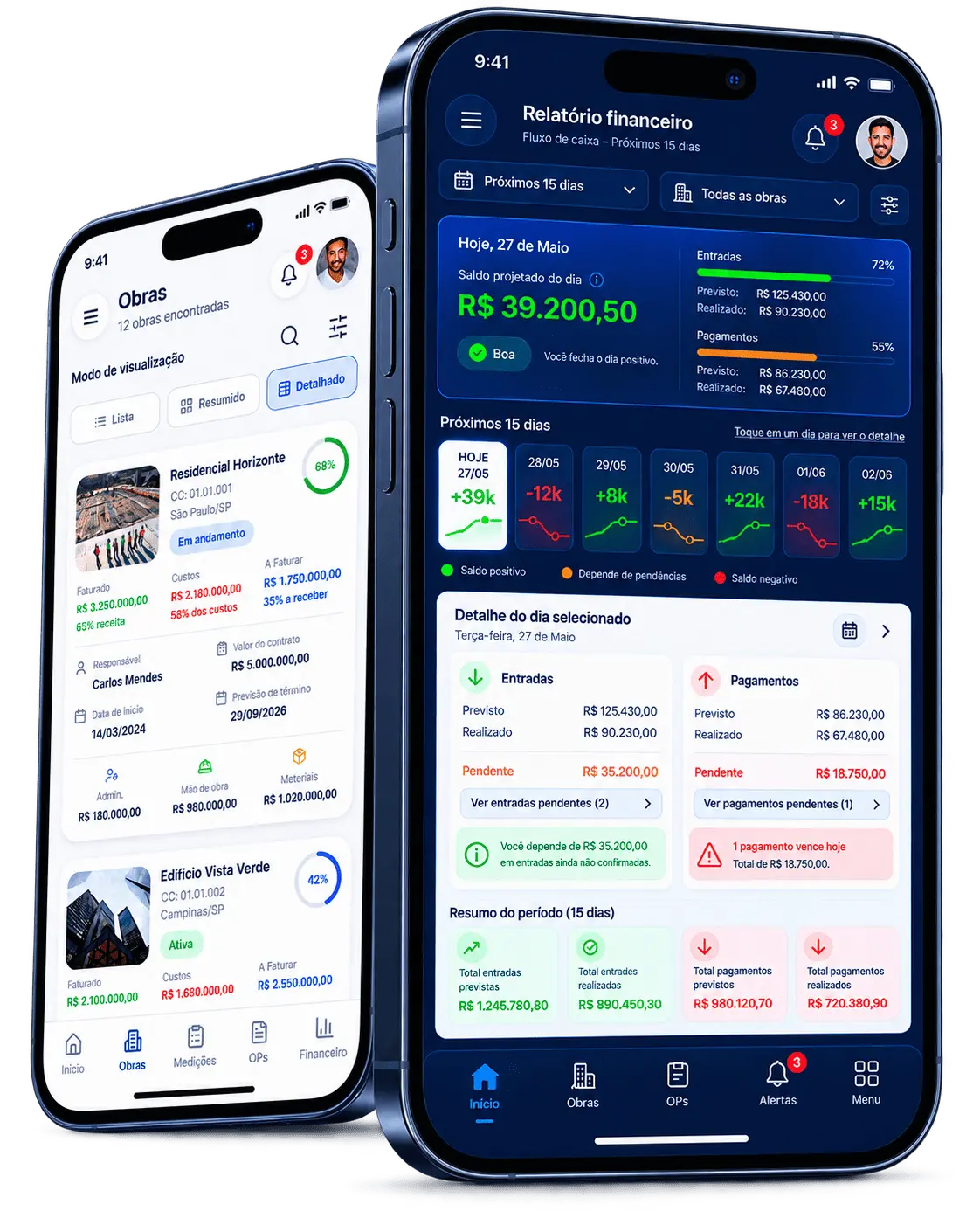 Aplicativo mobile do SGM com acompanhamento da operação em campo